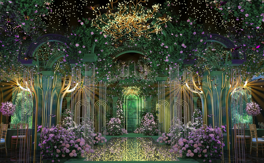 立山奇妙森林婚礼堂效果展示